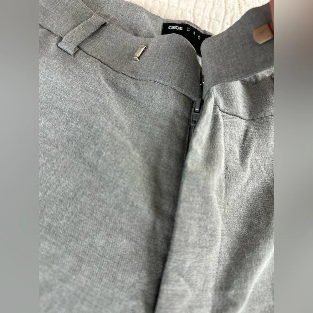 ASOS men’s gray slack dress pants 482 - Picture 4 of 5